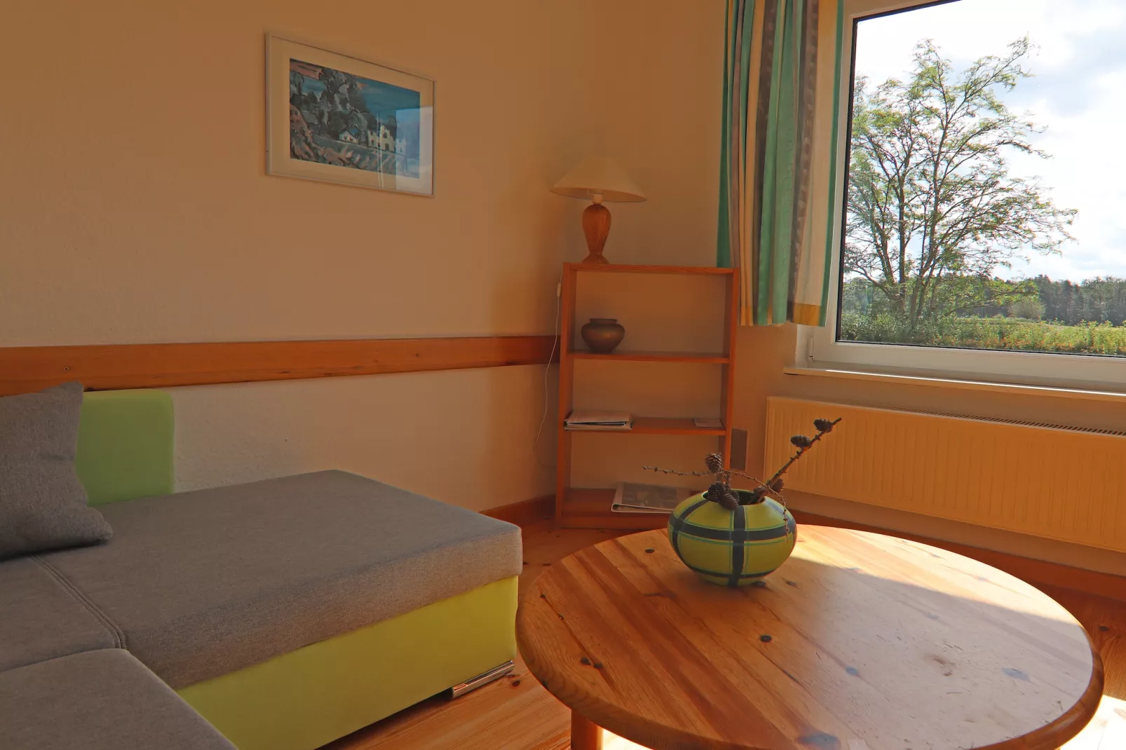 Ferienhäuser Inselblick / Ferienhaus 2 60 qm-Woonkamer