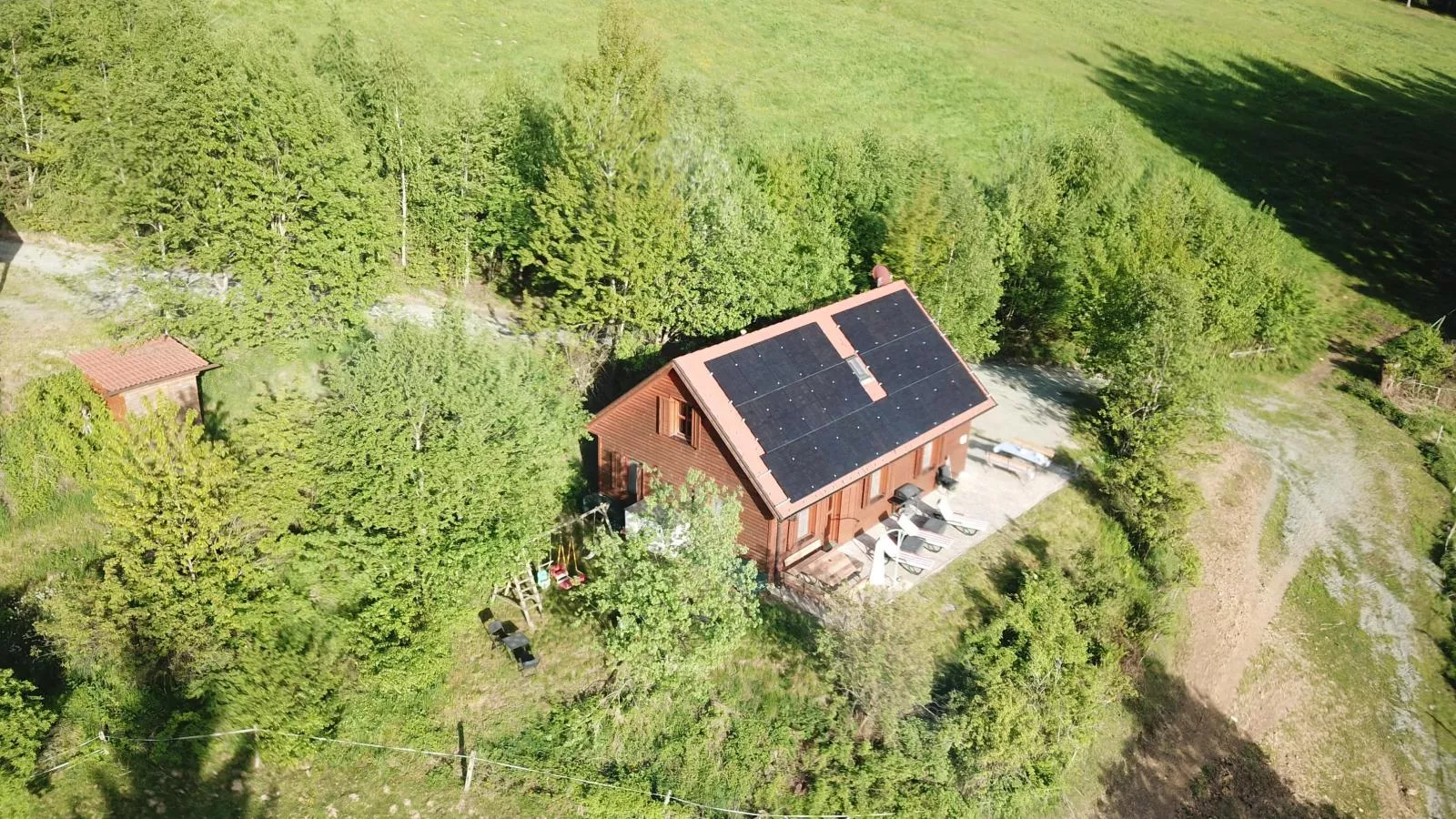 Sternenchalet-Buitenkant zomer