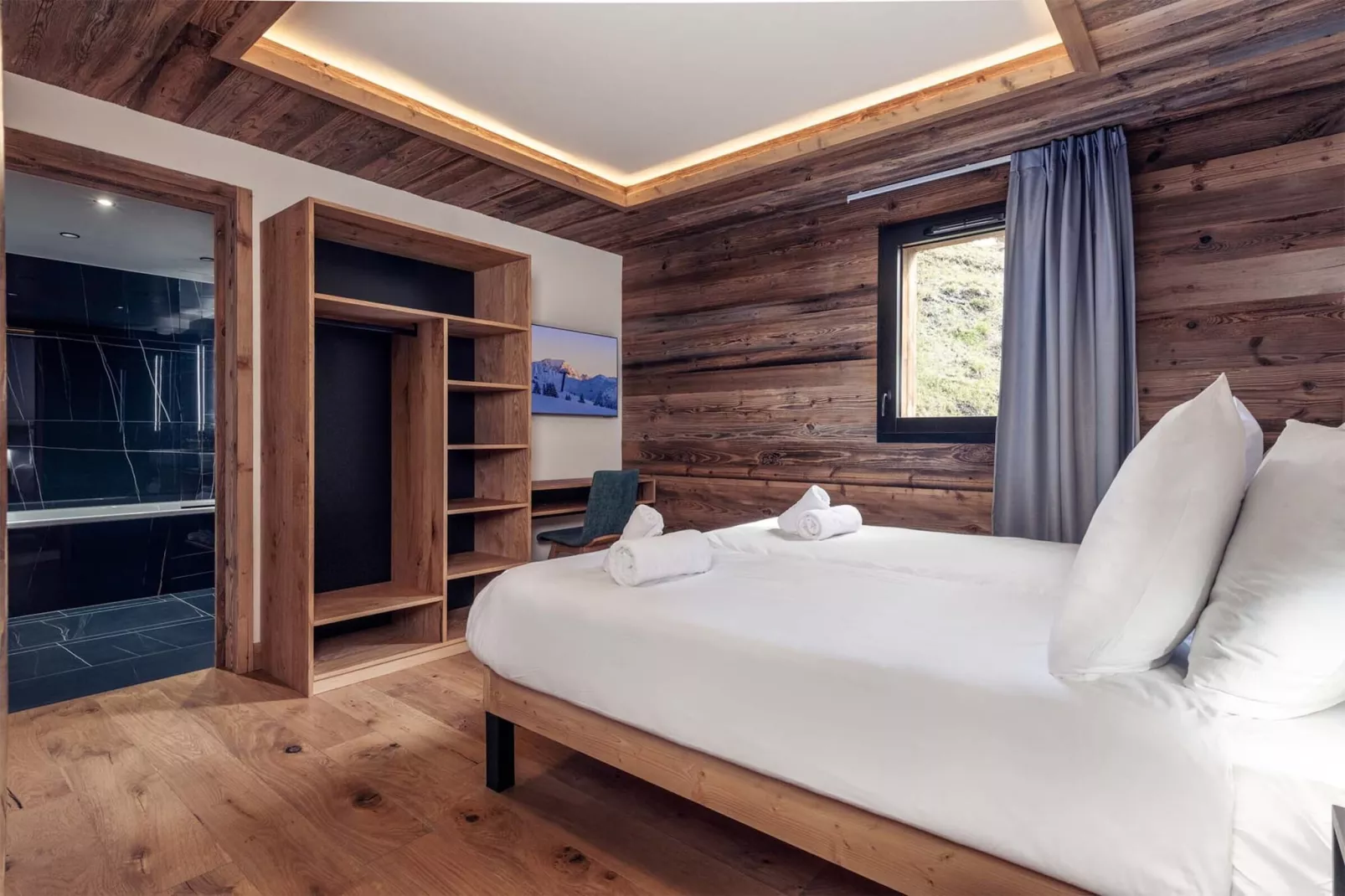 Apartment No 4 6 rooms  cabin-Slaapkamer
