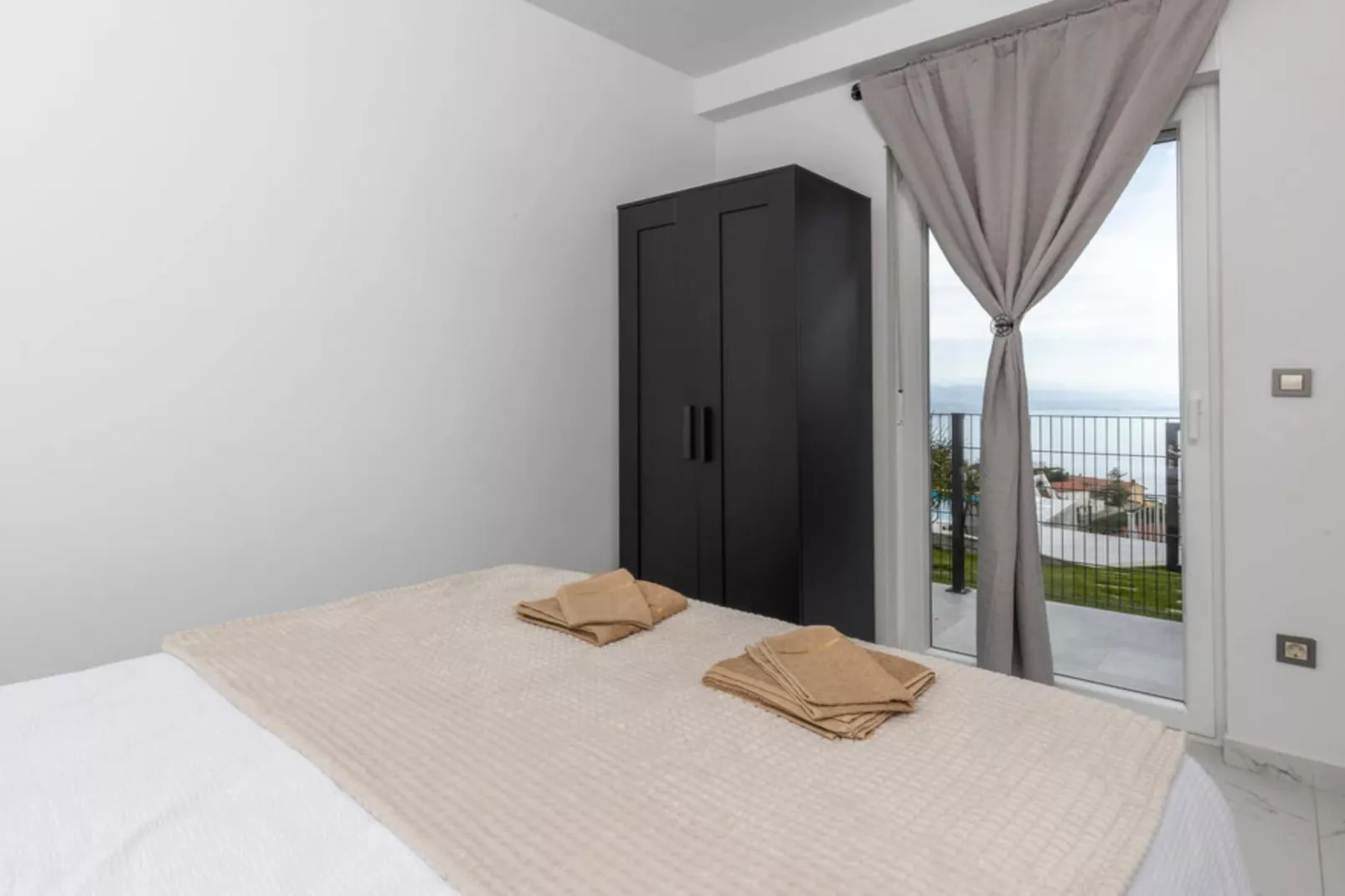 Apartments Bregha - One Bedrom Apartment with Terrace-Slaapkamer