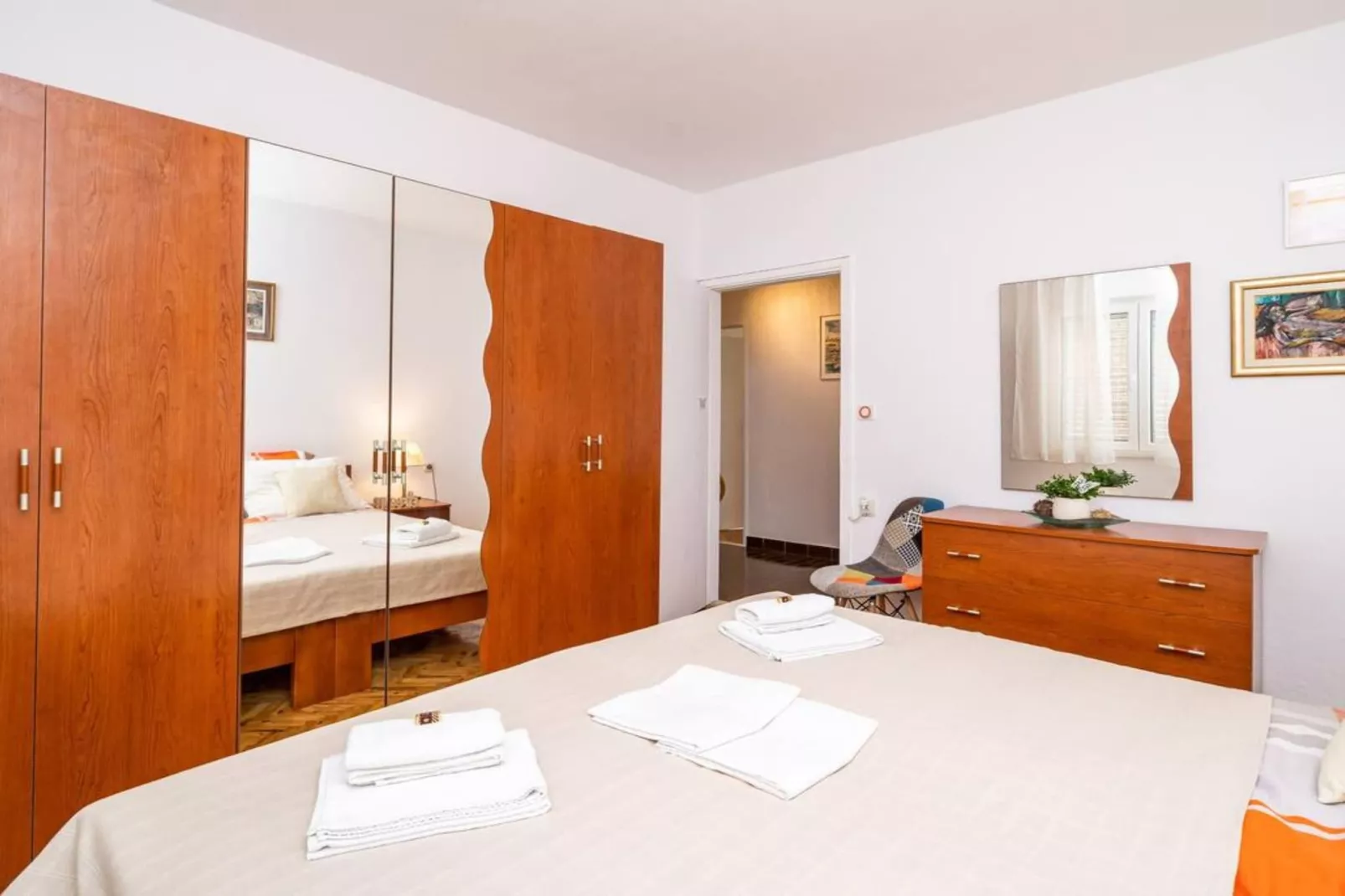 Apartment Nature View  - Three Bedroom Apartment with Jacuzzi-Slaapkamer