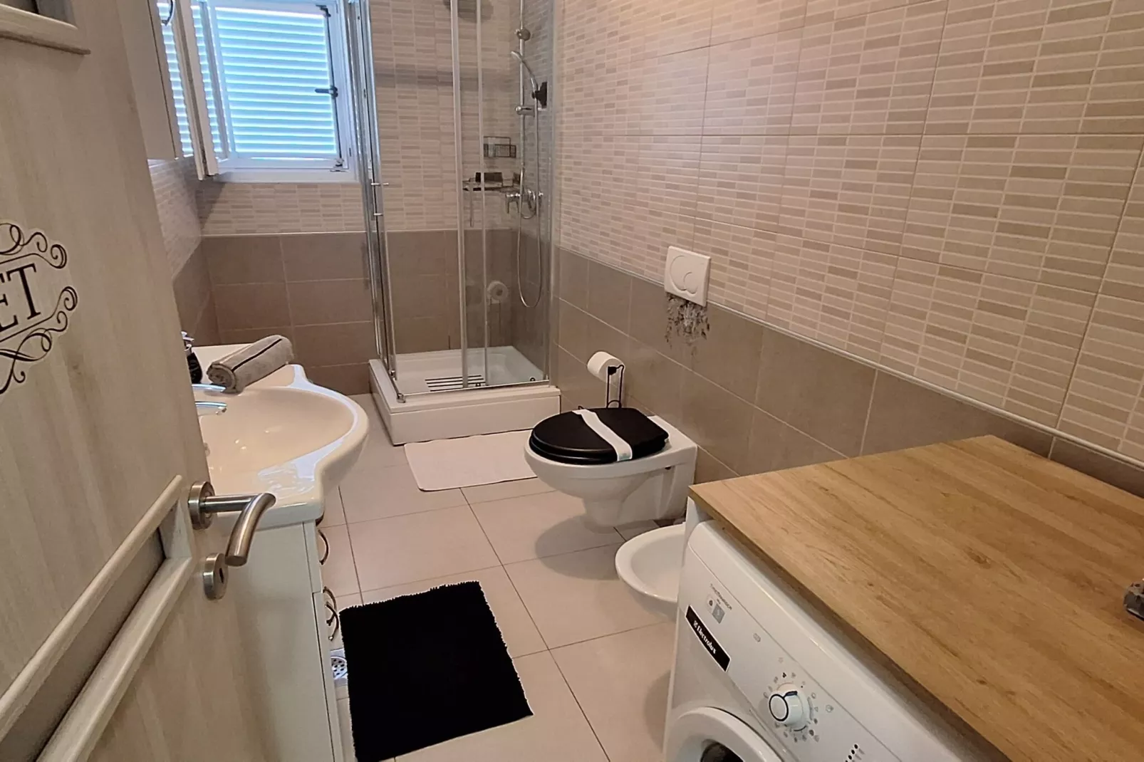 Belisima Delux - One Bedroom Apartment  With Sea View-Badkamer