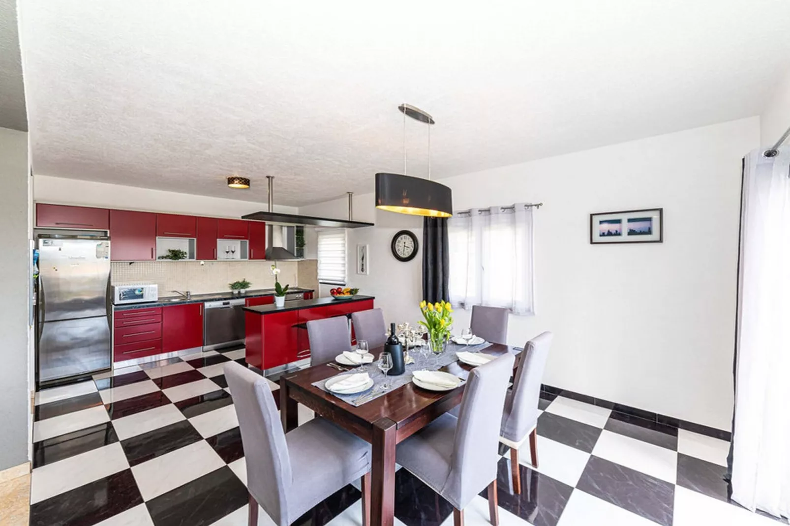 Exquisite Spacious Villa Bufaline with Pool and Gym - Eight Bedroom Villa with Pool and Gym-Keuken