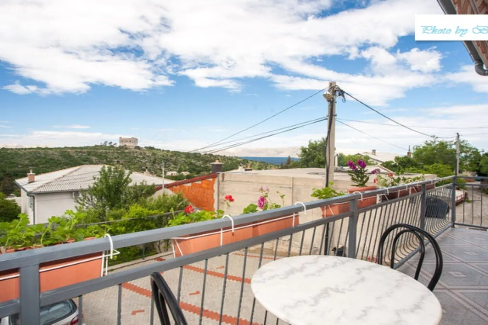 Apartments Bionda Senj - One Bedroom Apartment with Balcony 3-Terrasbalkon