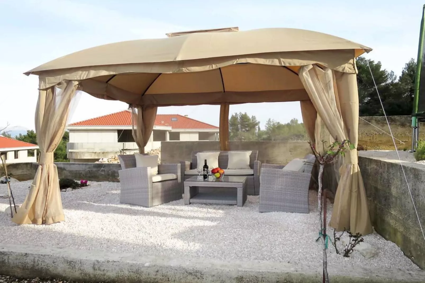 Sea-View Apartments with Pool, Terrace, and Outdoor Lounge in Scenic Čiovo Island - Comfort One Bedroom Apartment (Sollis III)-Buitenlucht