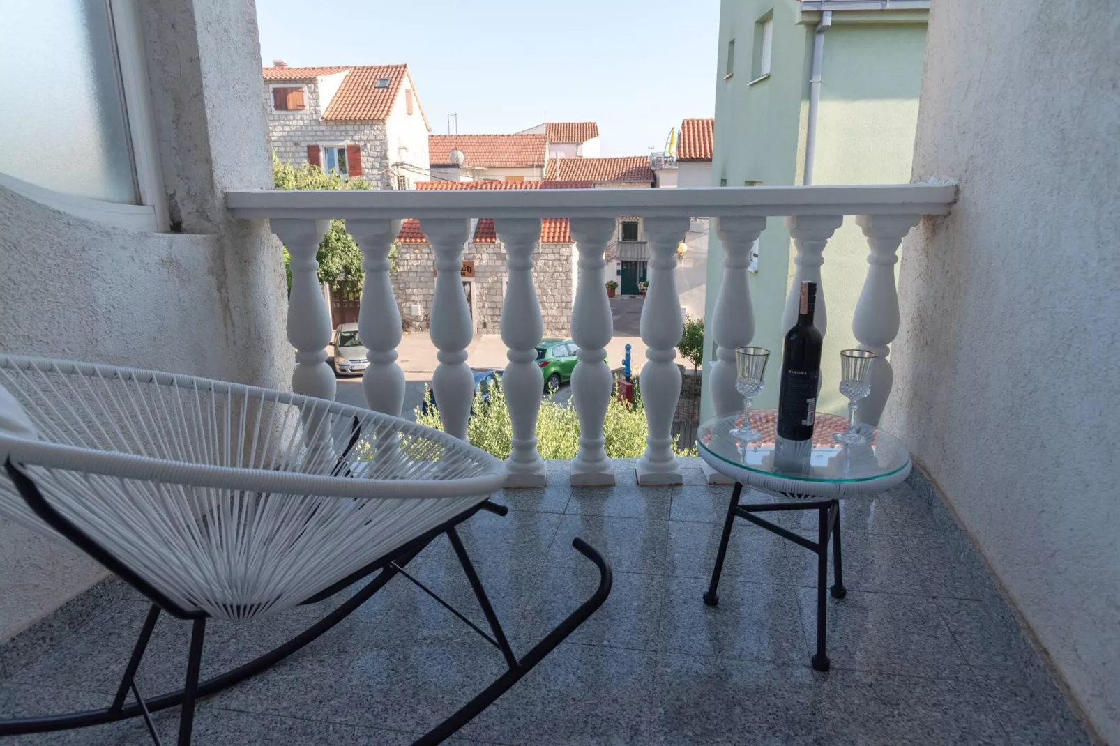 Kastel Gomilica Cozy and Stylish Apartments near the Sea - Classic One Bedroom Apartment (owner II)-Terrasbalkon