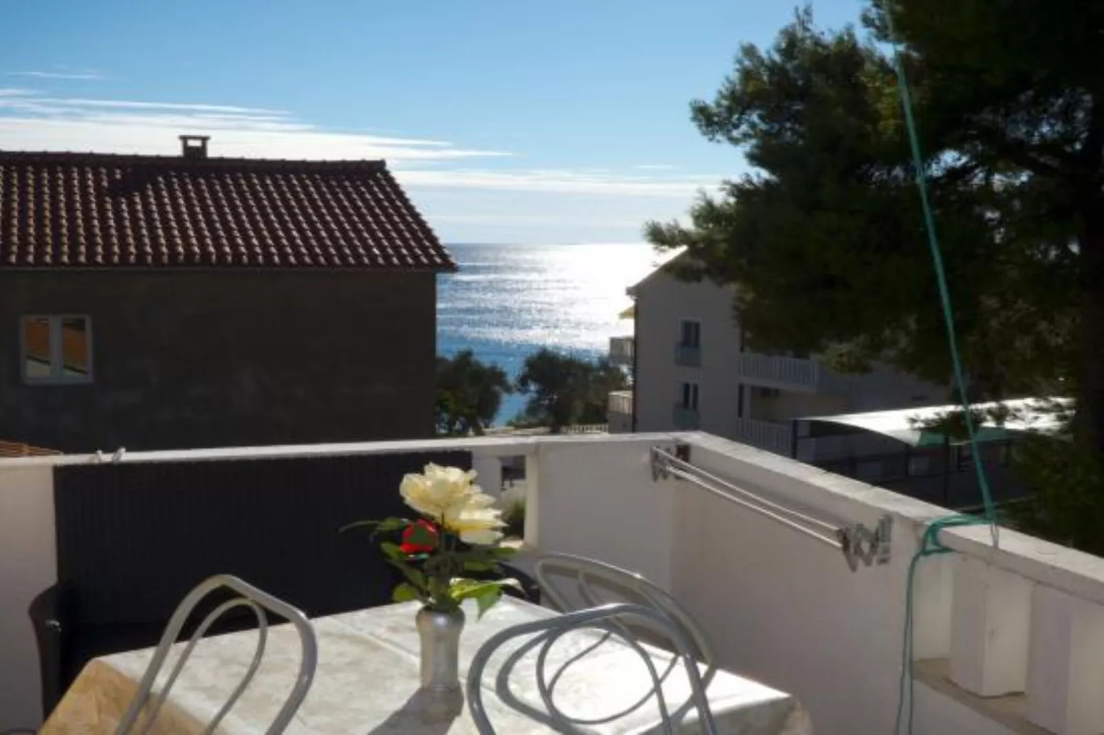 Beachfront Apartments Plaža - Two Bedroom Apartment A2-Terras