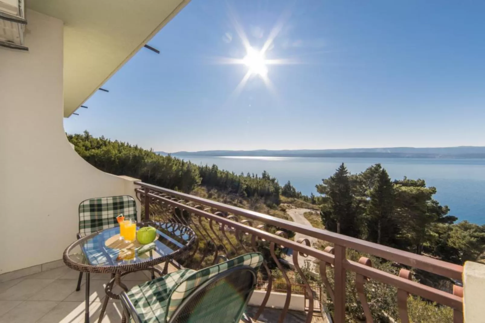Apartments Tafra - One Bedroom Apartment 1-Terrasbalkon