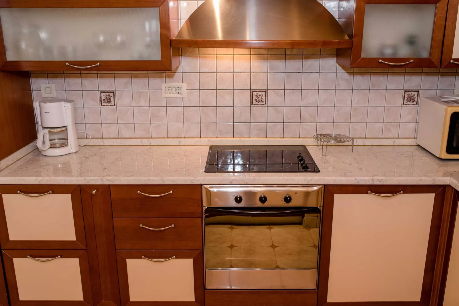 Guest House Villa Anggela - Two Bedroom Apartment with Balcony and Sea View-Keuken