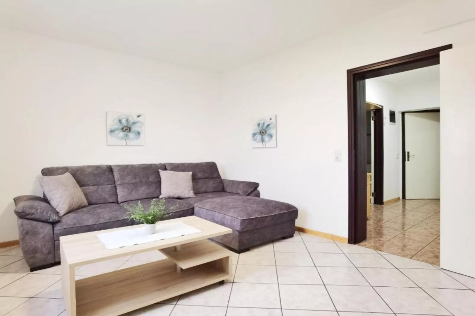 Villa Sanja -  One Bedroom Apartment with Balcony and Sea View 1-Woonkamer