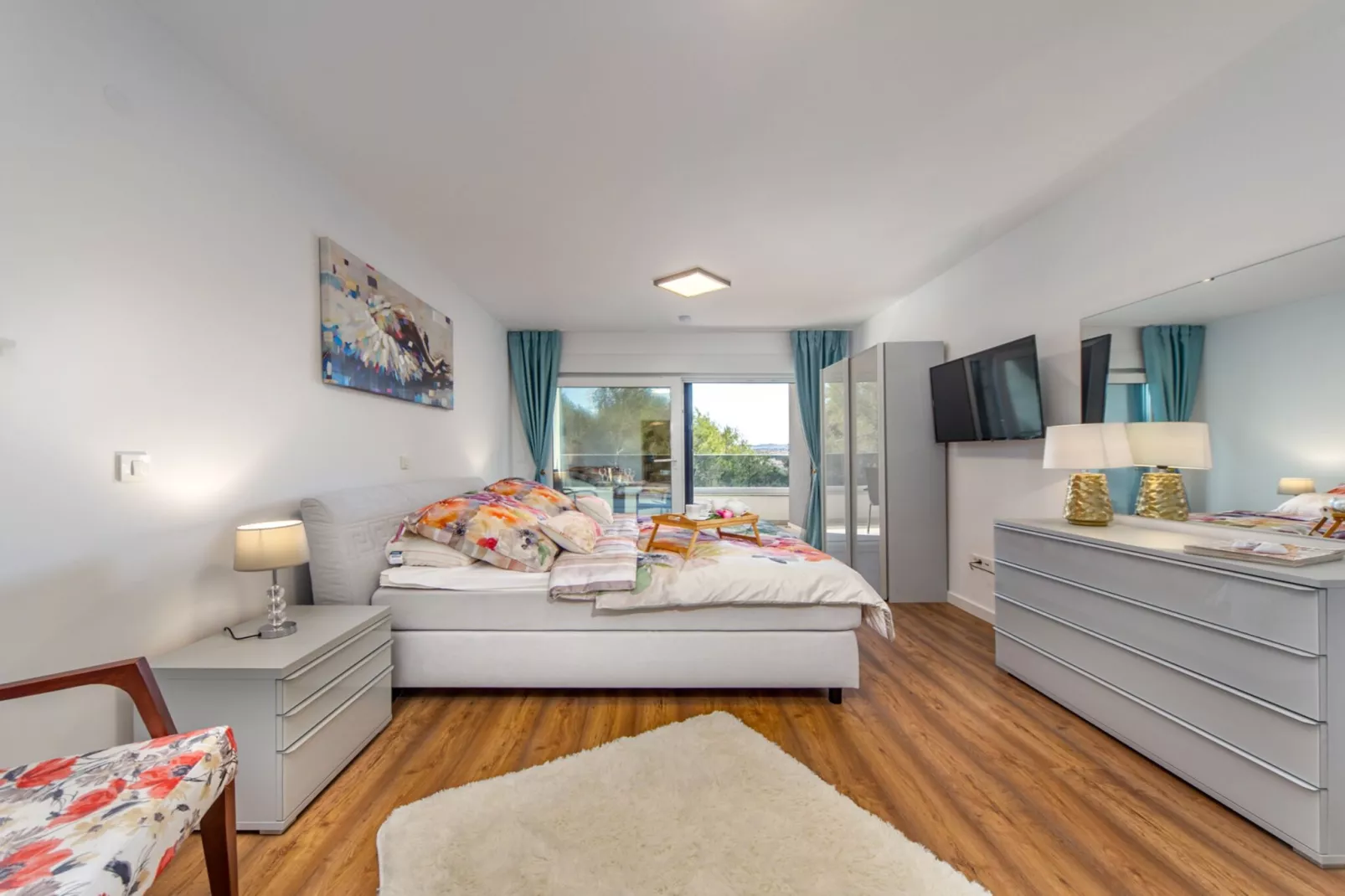 Villa Shaula -  Five Bedroom Holiday Home with Pool,Sauna and Gym-Slaapkamer
