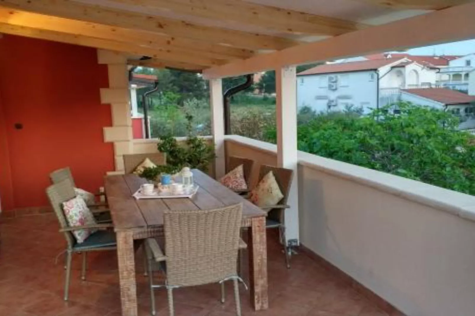 Apartments Dea & Paula - Standard Two Bedroom Apartment with Terrace-Terrasbalkon