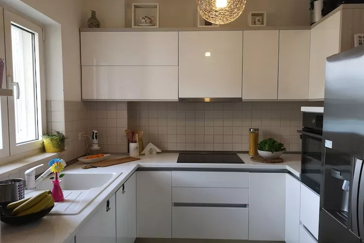 Apartment Blue Infinity 3 LeMi - Two Bedroom Apartment with Balcony and Sea view-Keuken