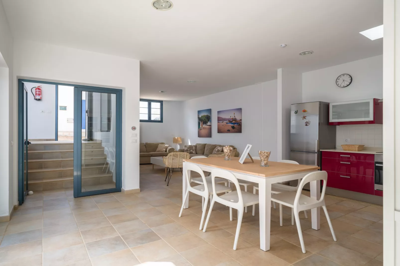 La Casa de La Graciosa-Eetkamer