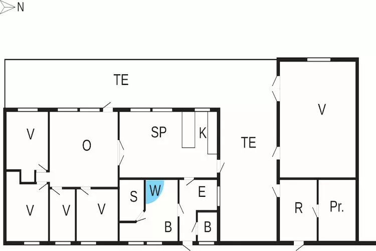 Meerzicht Retreat in Sohojlandet -- By Traum Ferienwohnungen-Plattegrond