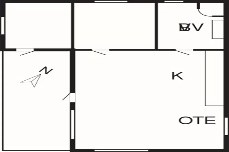6 persoons vakantie huis in Roslev-By Traum-Plattegrond