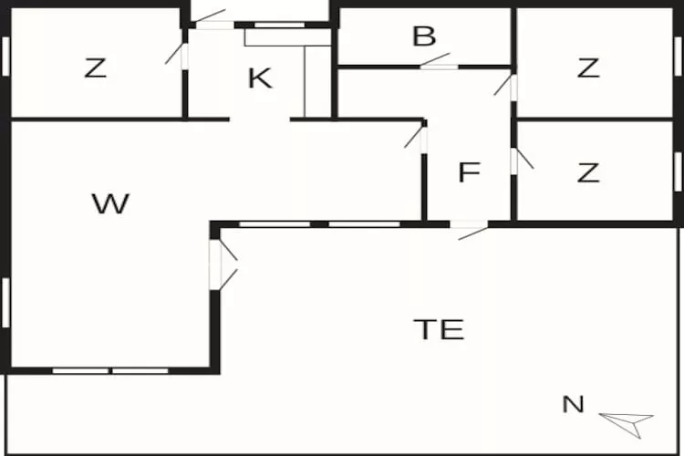 6 persoons vakantie huis in Glesborg-By Traum-Plattegrond