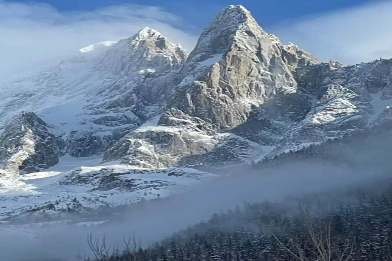 Resort les Portes du Mont Blanc 6-Gebied winter 5km