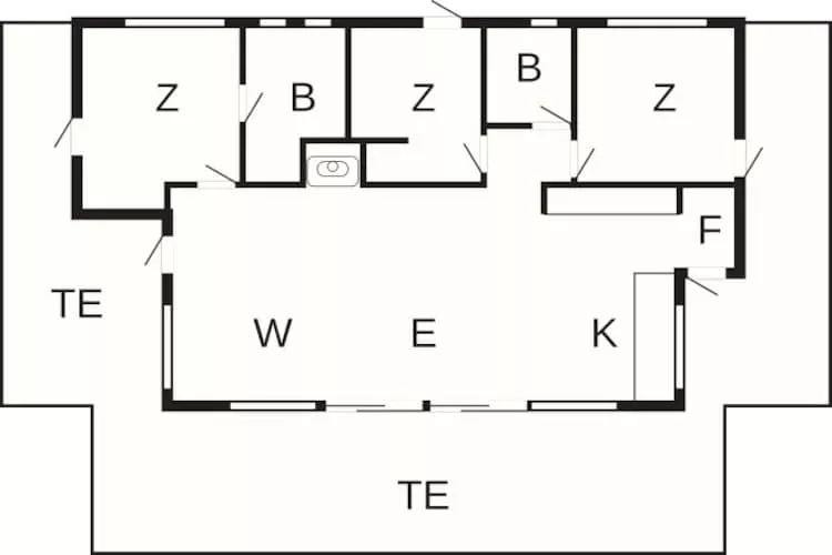 7 persoons vakantie huis in Jerup-By Traum-Plattegrond