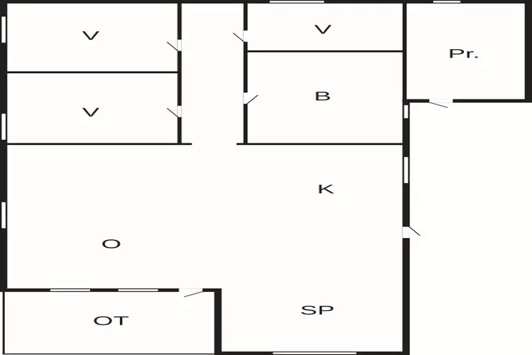 6 persoons vakantie huis in Løgstør-By Traum-Plattegrond