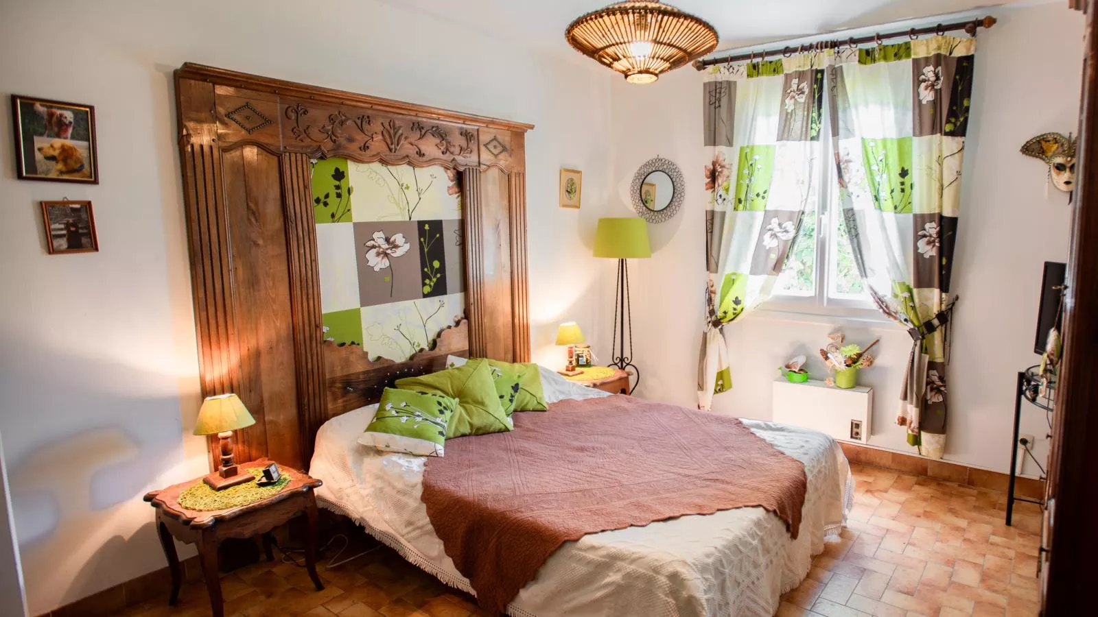 Les Volets Bleus-Slaapkamer