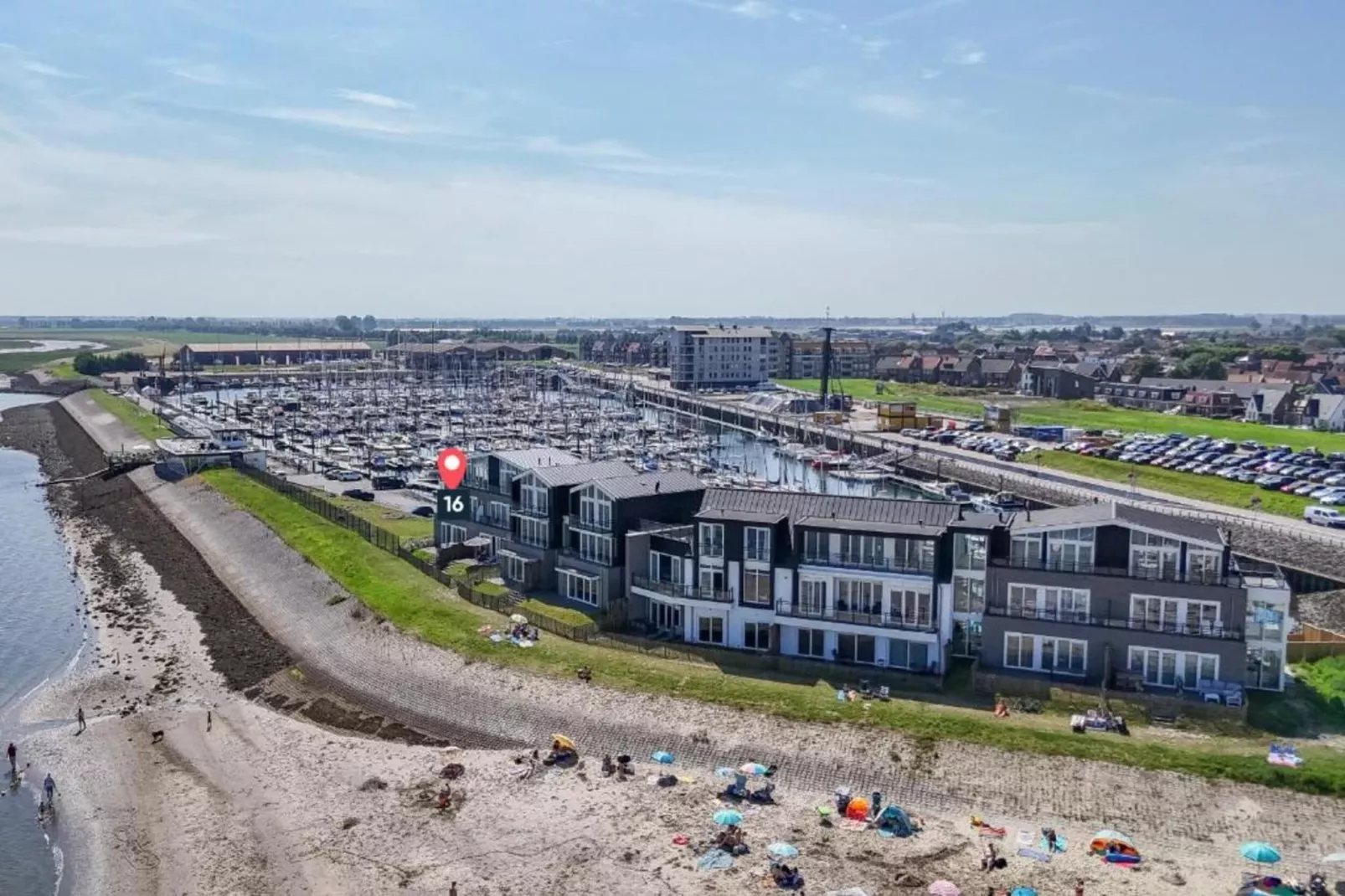 Appartement Vista Maris - Havenweg 8-48  Sint-Annaland-Gebieden zomer 20km