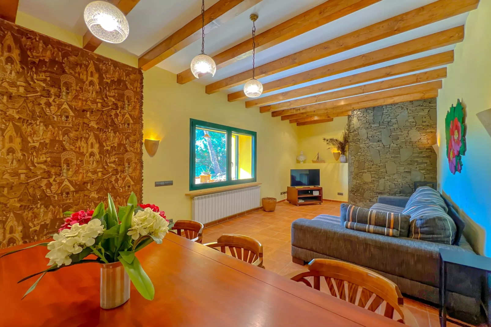 Vivalidays Casa Palamos - Costa Brava-Woonkamer