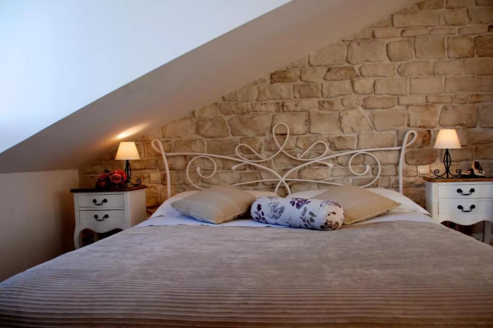 Villa Mediterranea - Studio with Sea View (C)-Slaapkamer