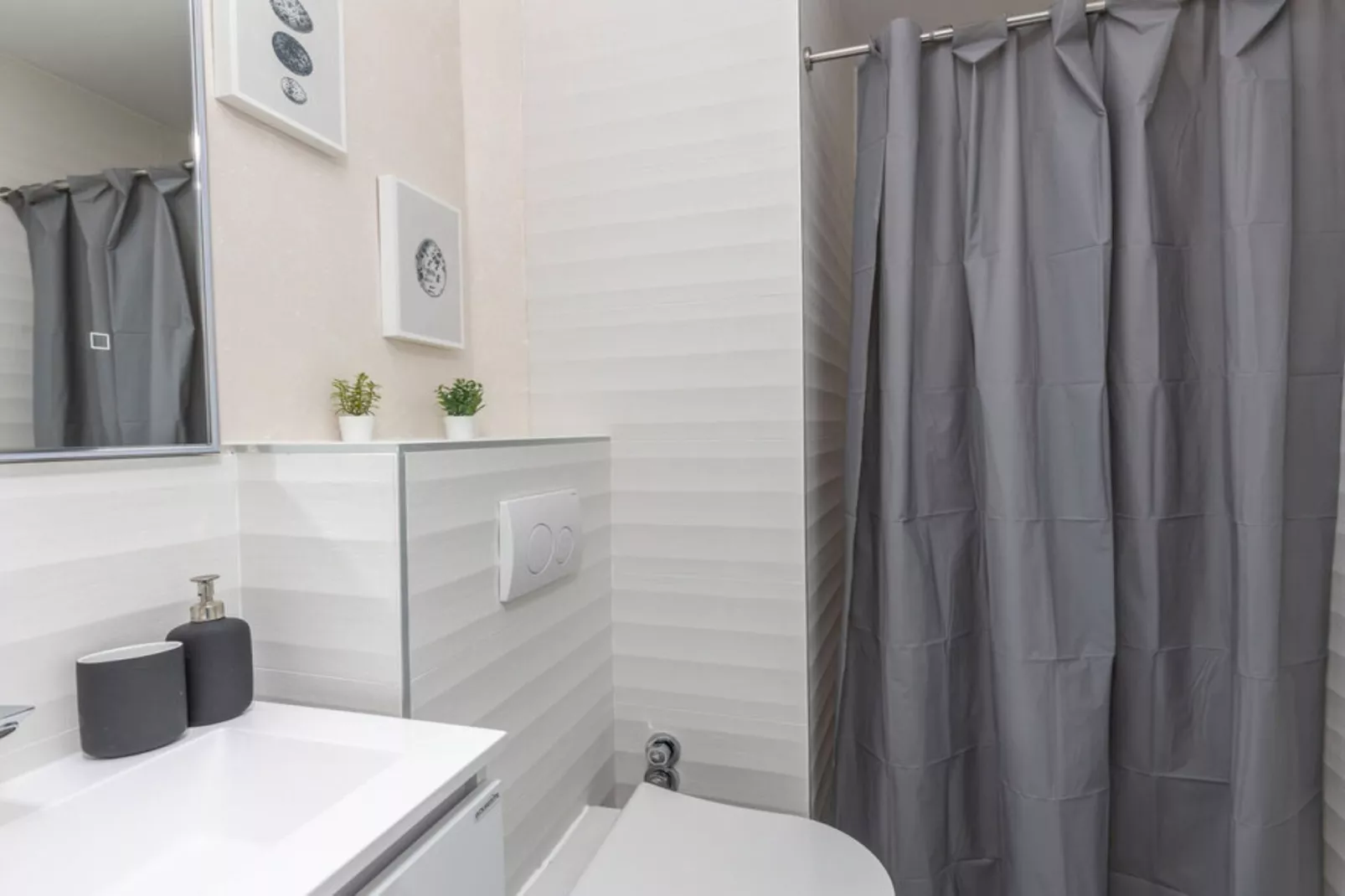 Apartments Bregha - One Bedrom Apartment with Terrace-Badkamer
