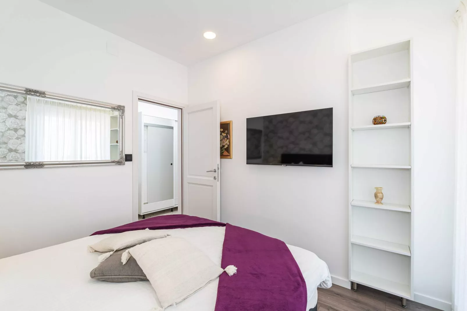 Apartment Villa Palma - One bedroom apartment with Balcony and Sea View (Apartman 2)-Slaapkamer