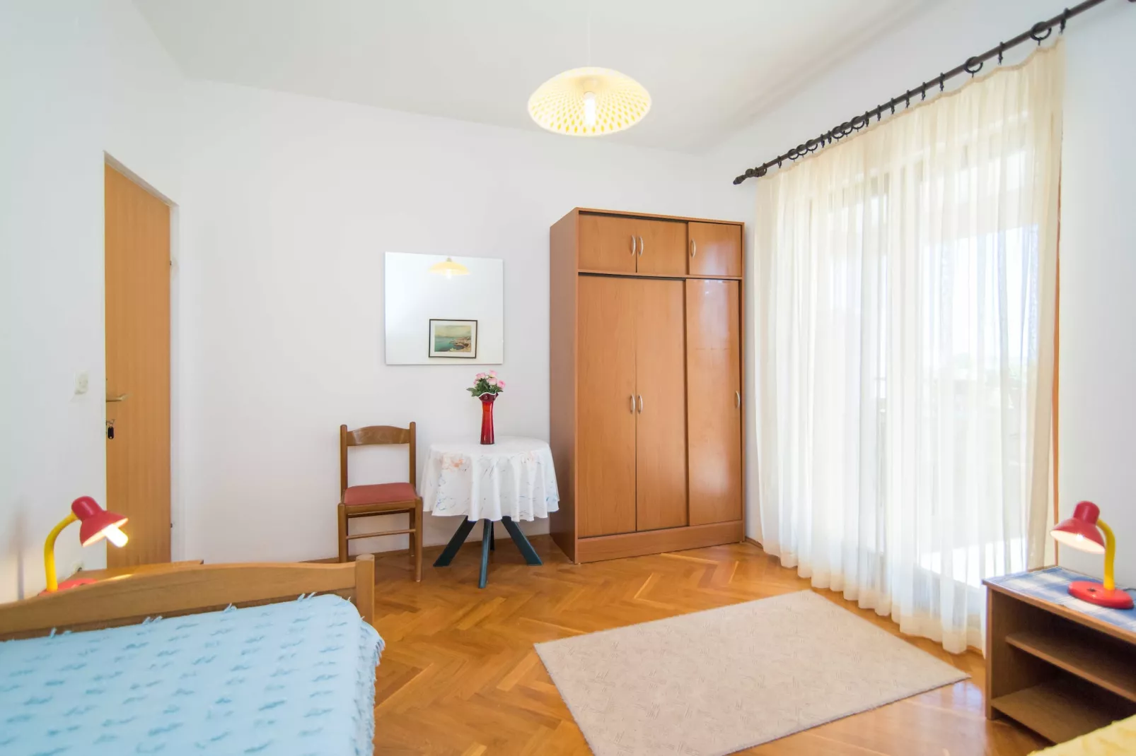Comfortable Kastel Stafilic Apartment with Balcony - Two Bedroom Apartment with Balcony and Sea View-Slaapkamer
