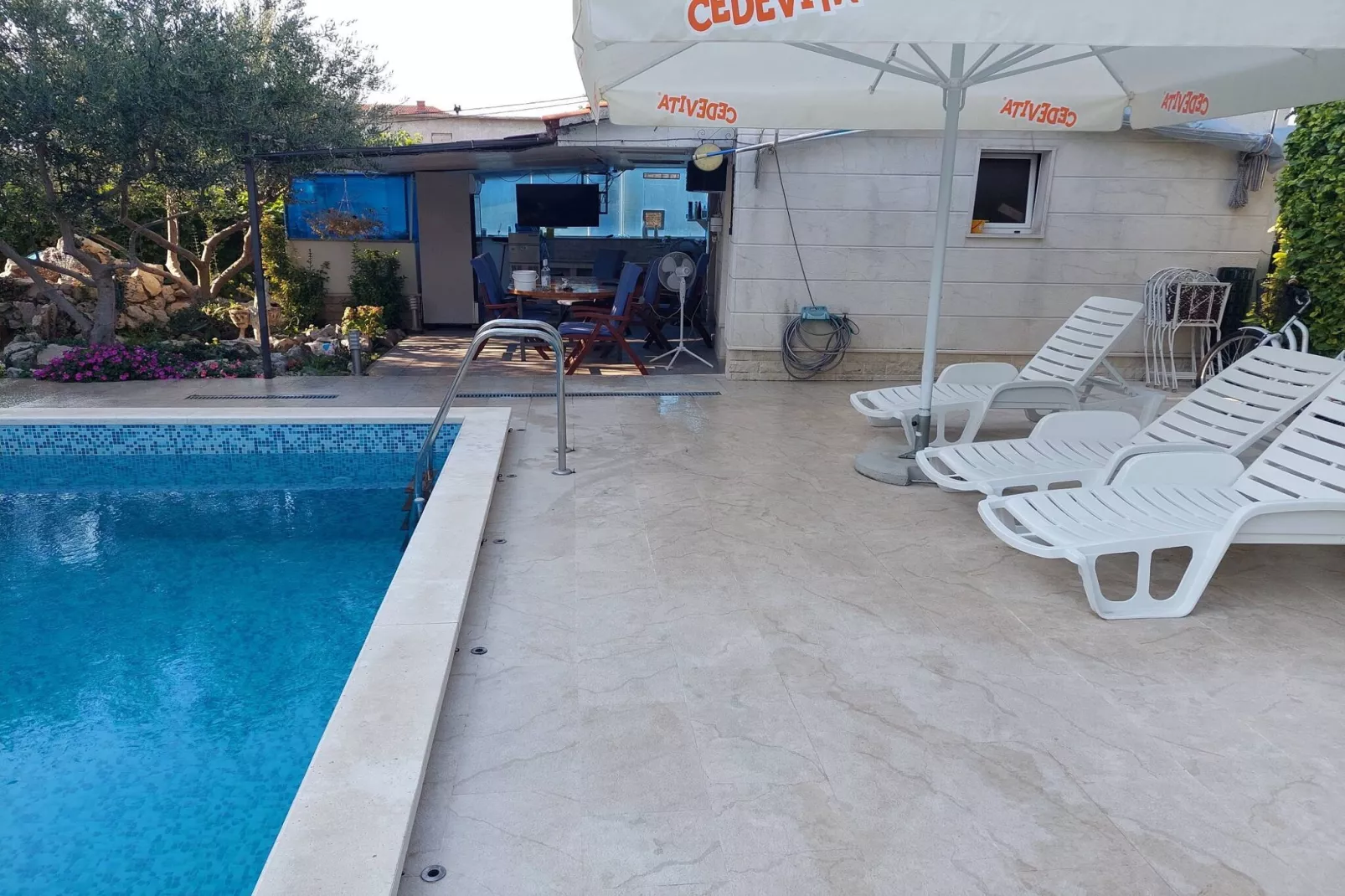 Kastel Stafilic Comfortable Apartments - Three Bedroom Apartment with Terrace-Zwembad