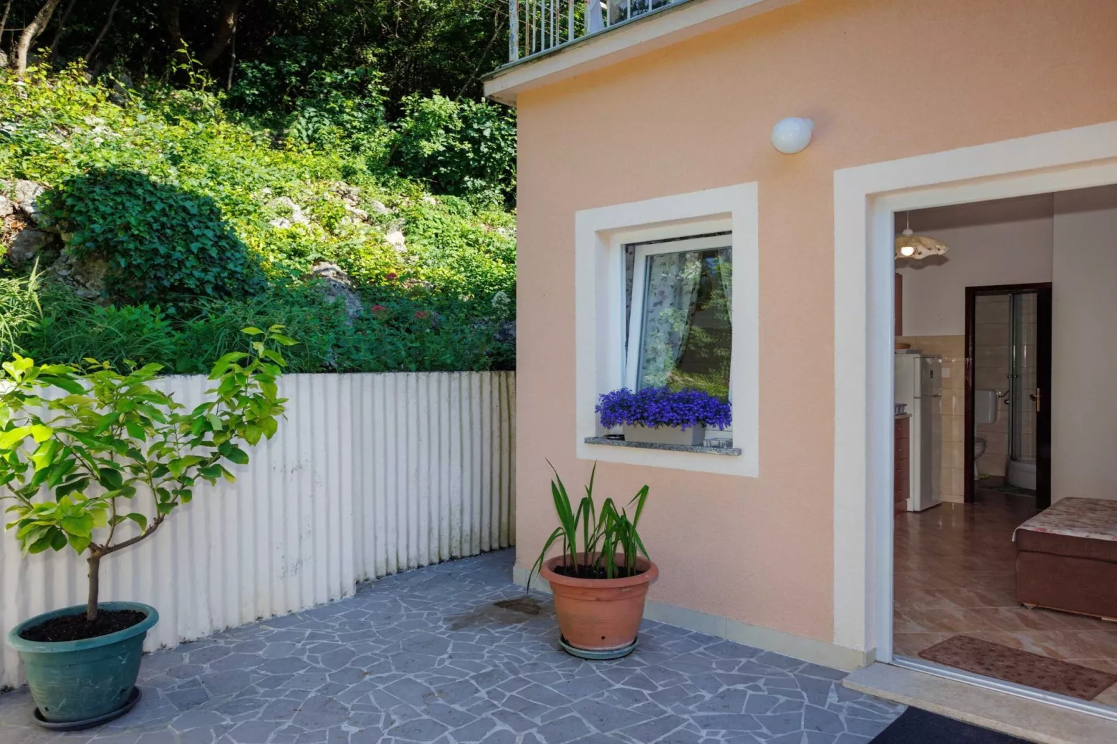 Beachfront Cozy Krk Apartment with Balcony - One Bedroom Apartment with Balcony-Terrasbalkon