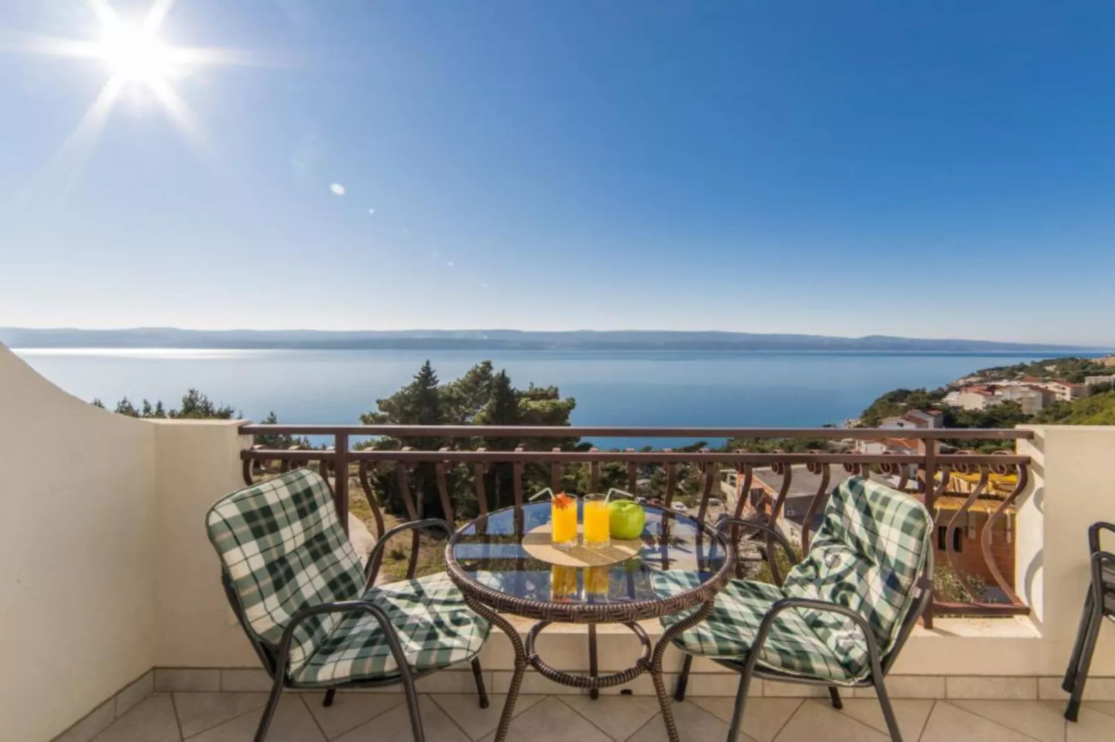Apartments Tafra - One Bedroom Apartment 1-Terrasbalkon