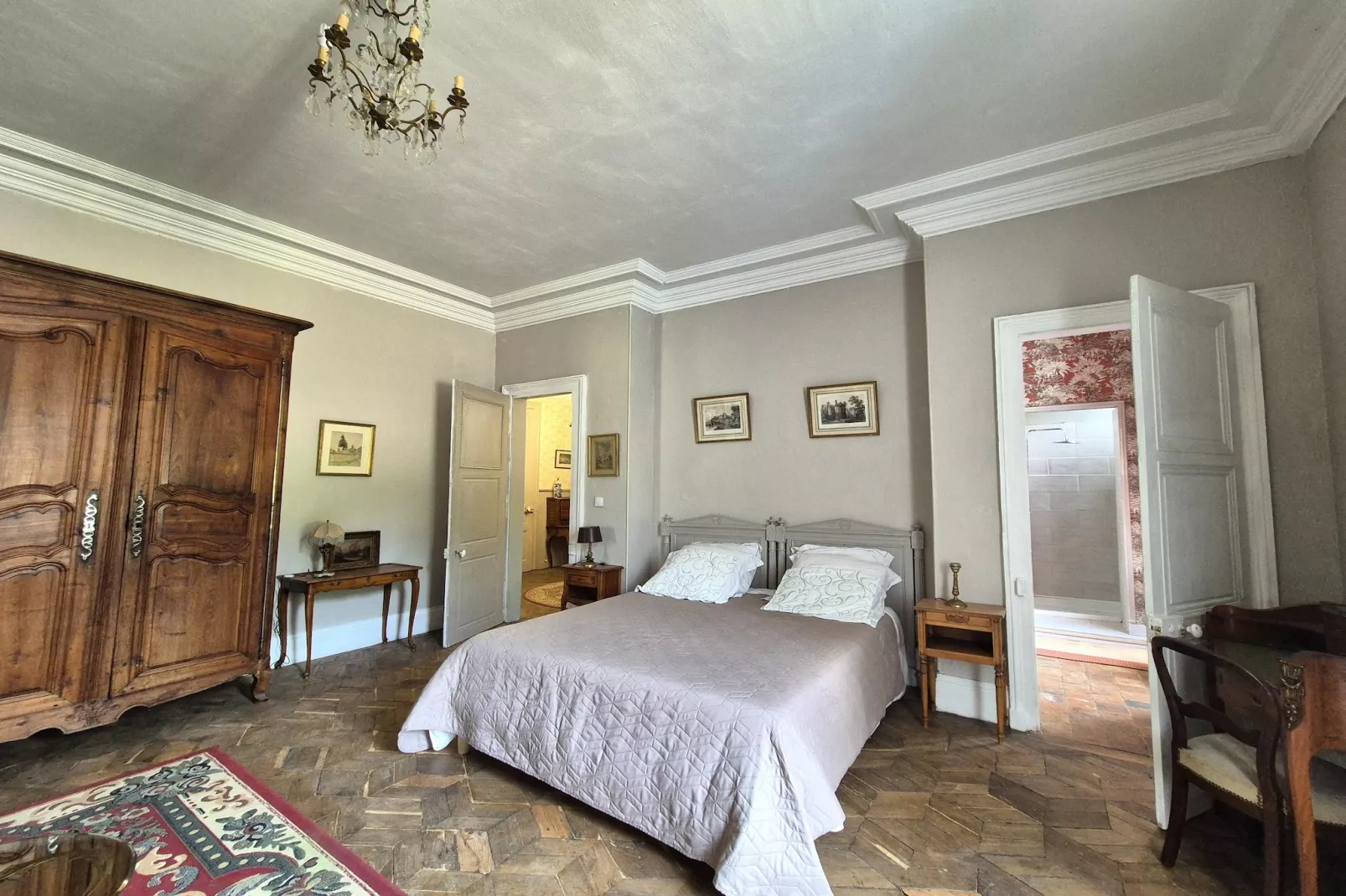 Appartement au Château de Baclair-Slaapkamer