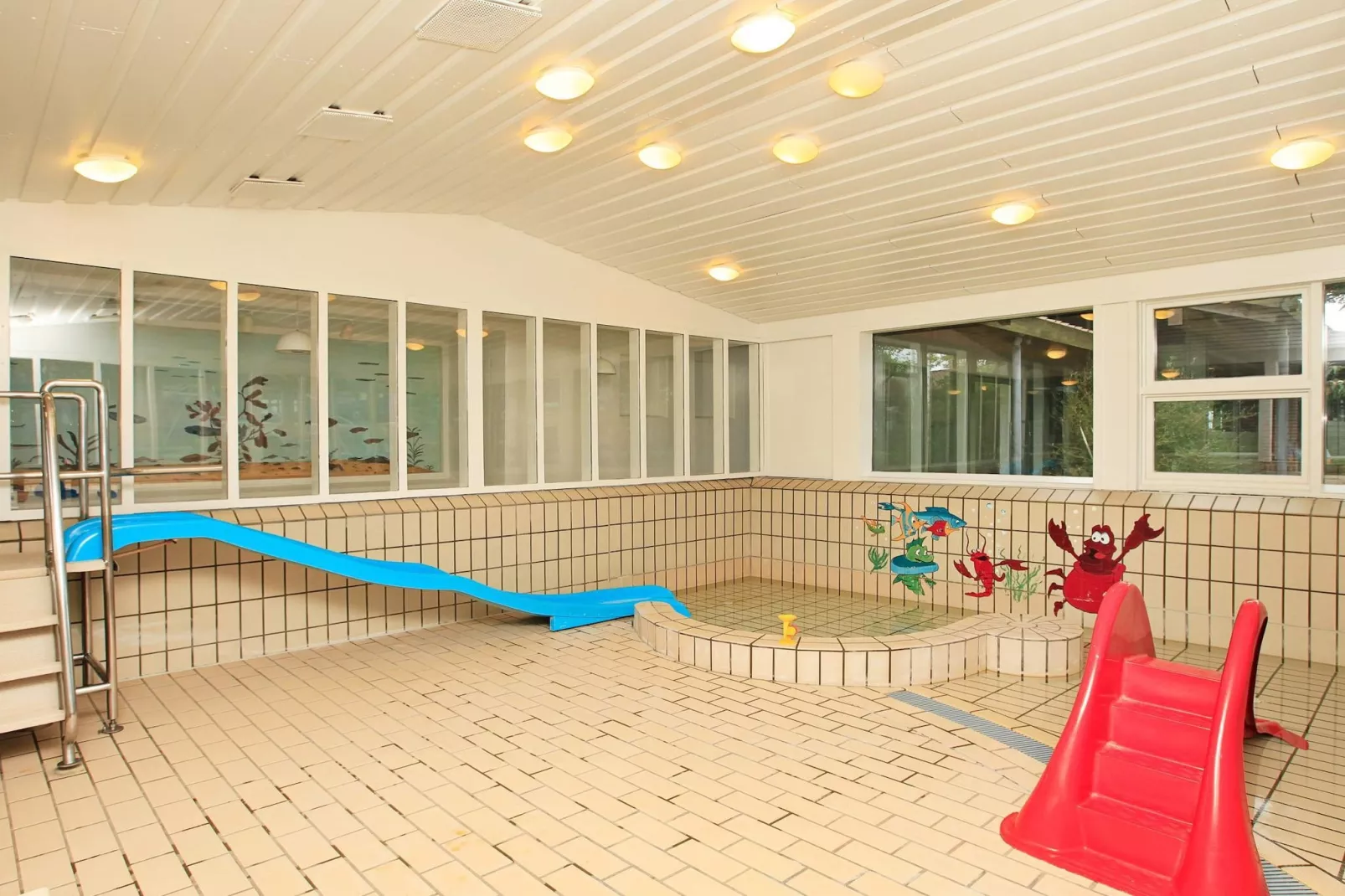 6 persoons vakantie huis op een vakantie park in Hanstholm-Zwembad