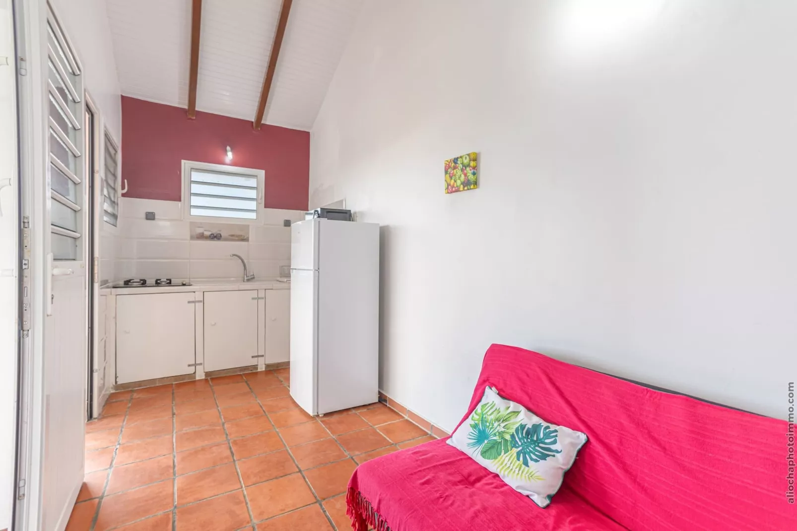 Bungalow avec piscine au cœur de la Campagne Oge - Woonkamer