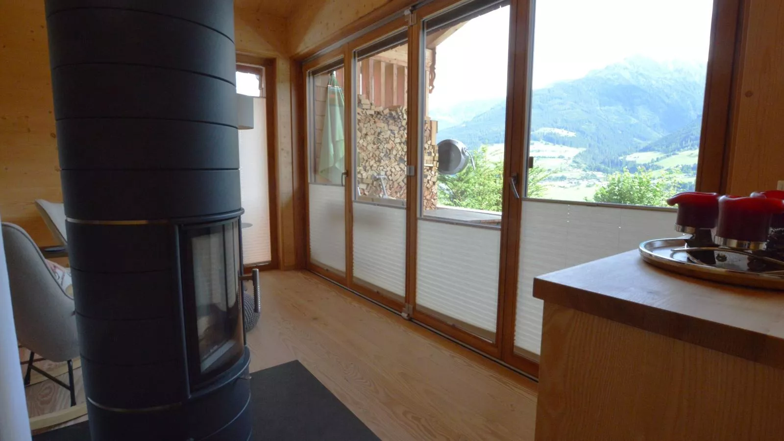 Mondholz-Woonkamer
