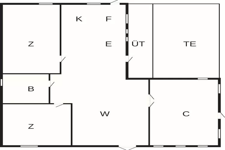 Rustig kustparadijs-By Traum-Plattegrond