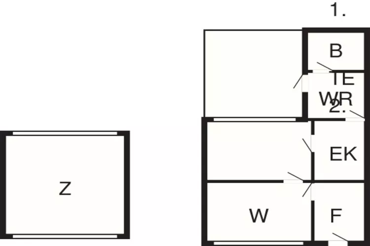3 persoons vakantie huis in Ærøskøbing-Plattegrond
