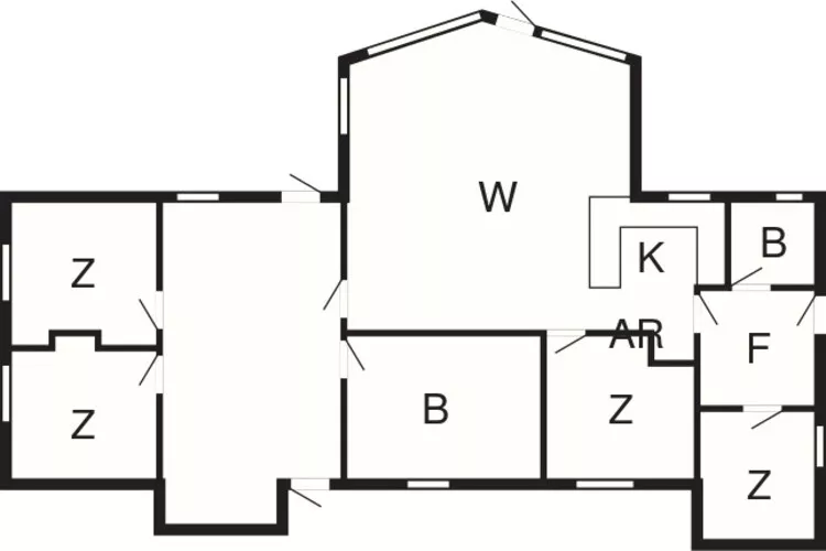 8 persoons vakantie huis in Ansager-Plattegrond