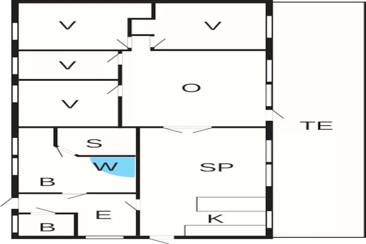 Meerzicht Retreat in Sohojlandet -- By Traum Ferienwohnungen-Plattegrond
