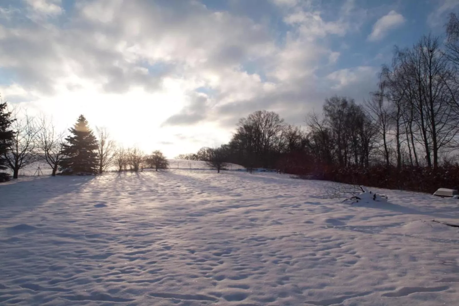 Vogtland-Gebied winter 20km