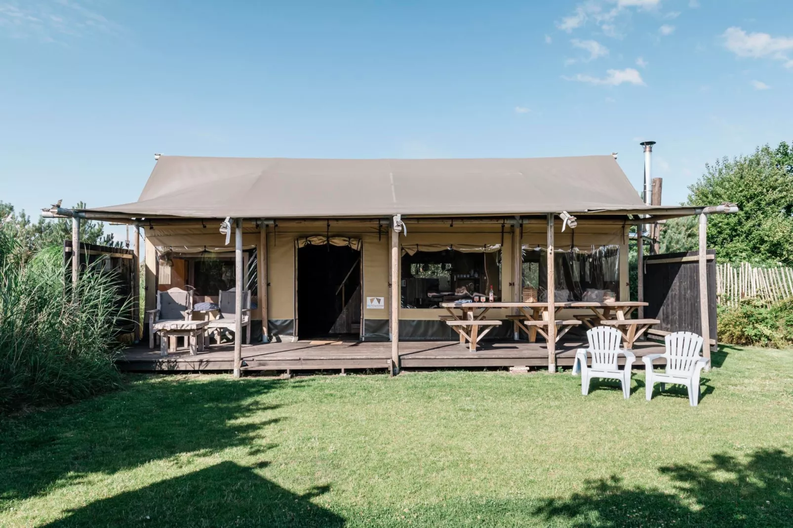 Wood Lodge Luxe - Duynpark-Buitenkant zomer
