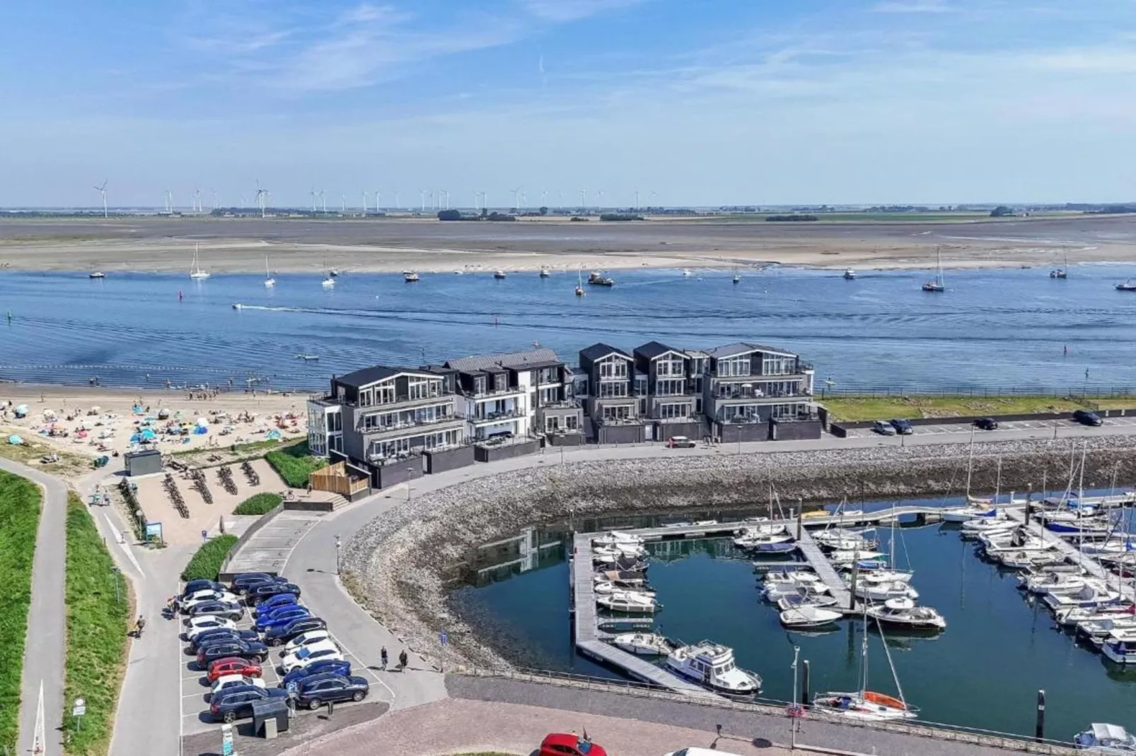 Luxe appartement Vista Maris - Havenweg 8-46  Sint-Annaland Oosterschelde-Gebieden zomer 20km