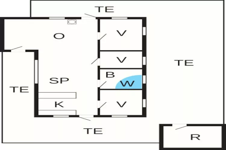 6 persoons vakantie huis in Ålbæk-Plattegrond