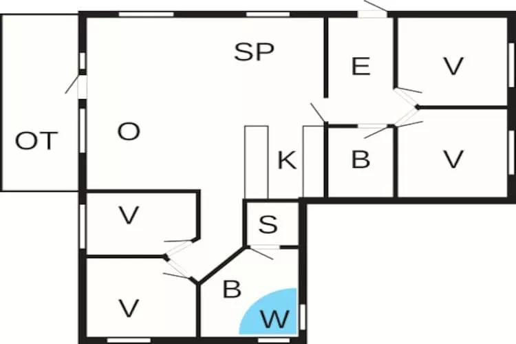 8 persoons vakantie huis in Løkken-By Traum-Plattegrond