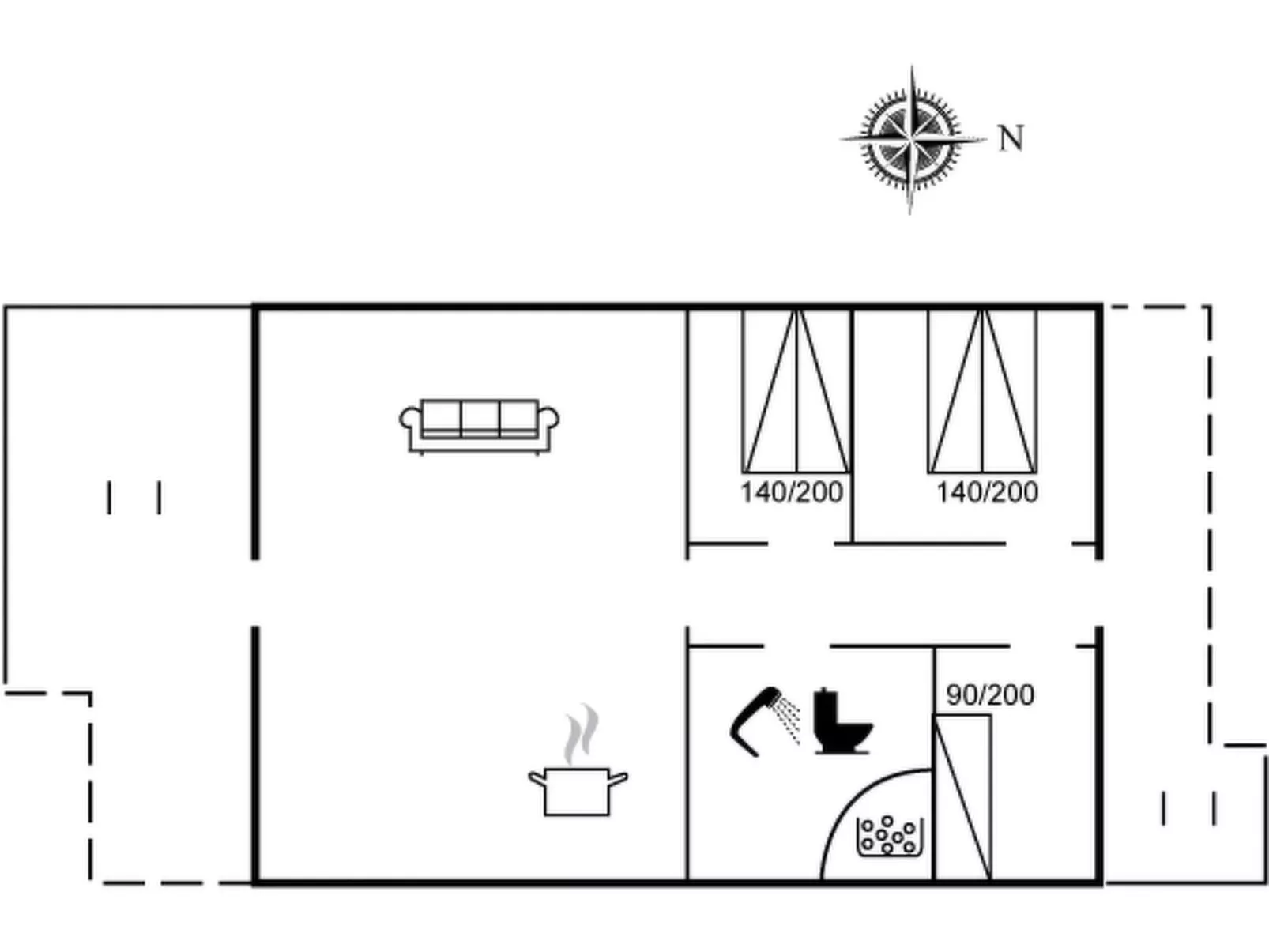 "Sanelma" - 900m from the sea-Binnen