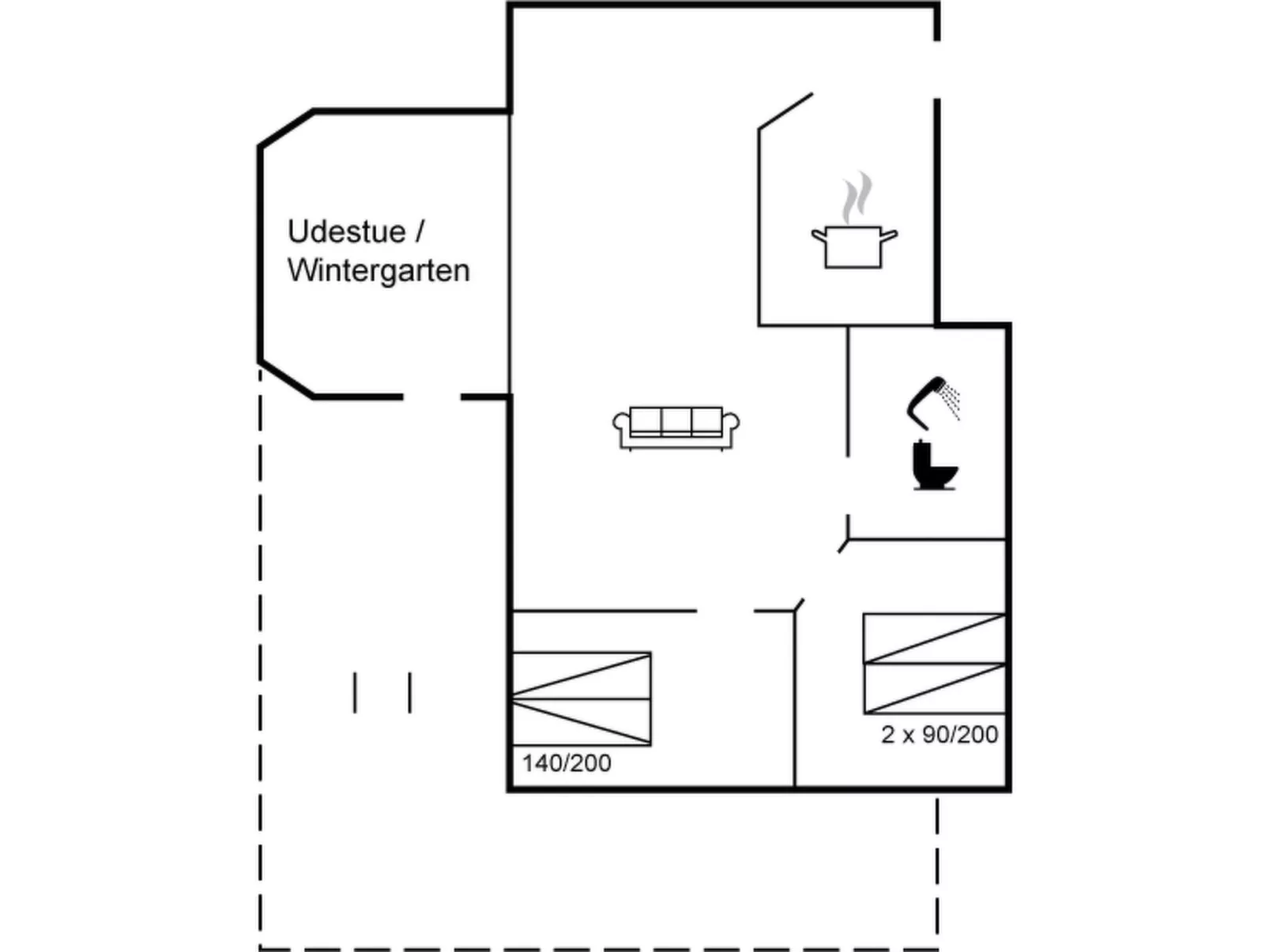 "Josina" - 32km from the sea