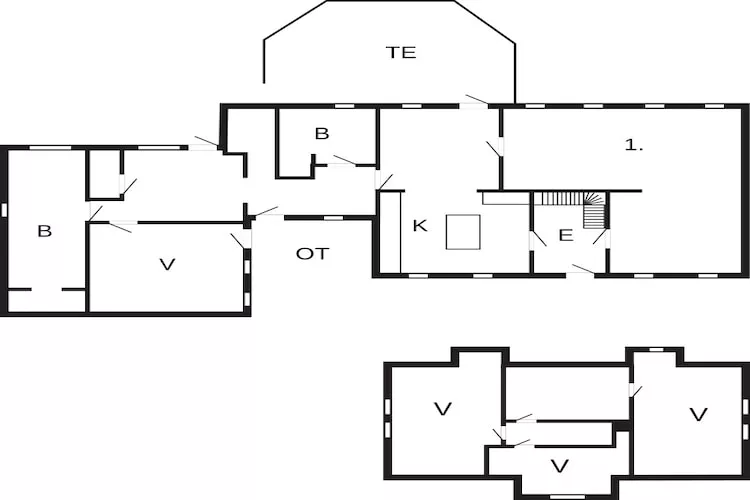 4 sterren vakantie huis in Asperup-By Traum-Plattegrond